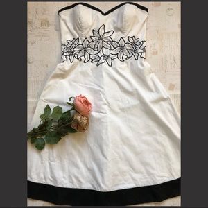 White House Black Market strapless sundress